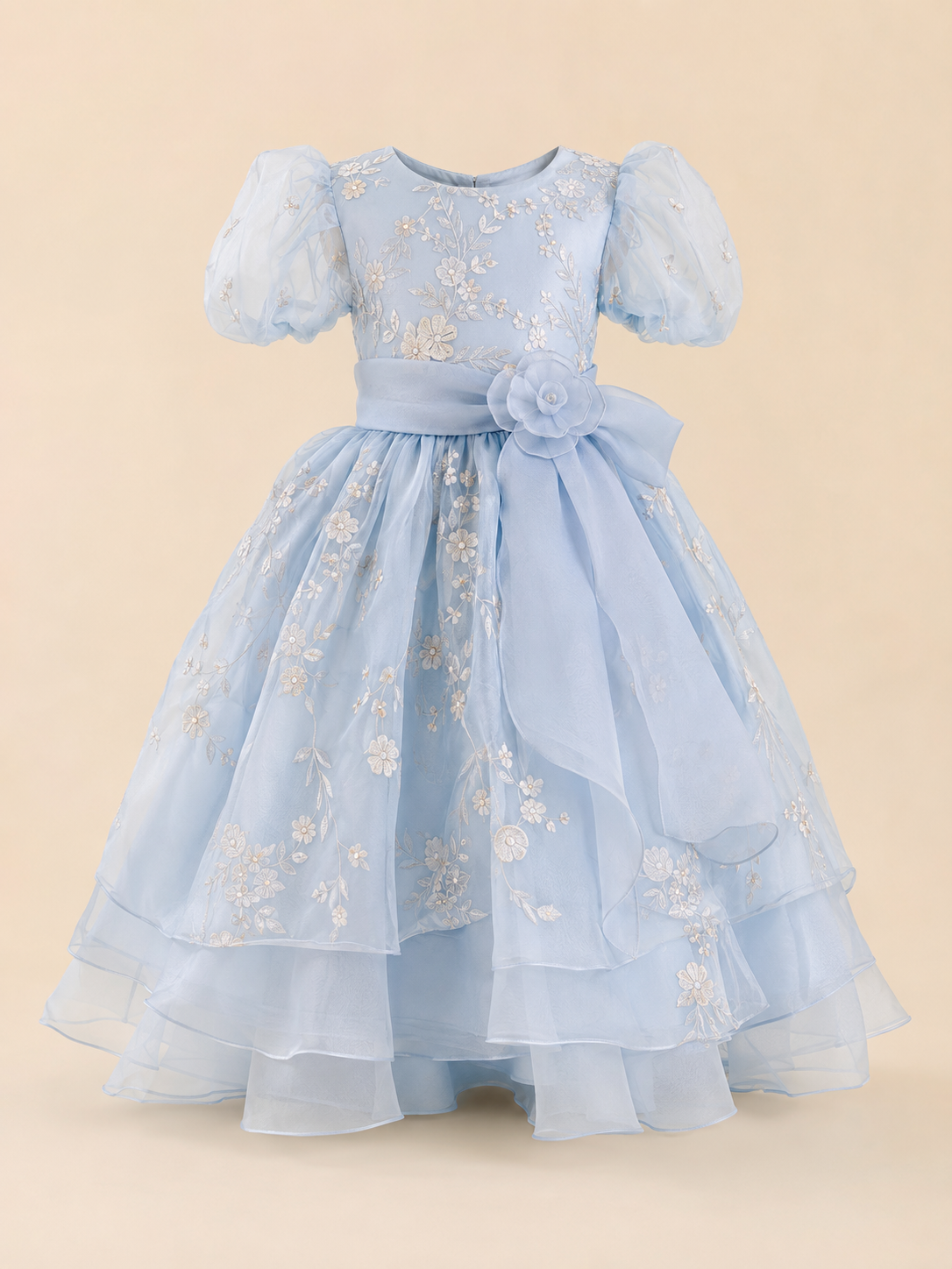 Powder Blue Signature Frock at The Closet India, Kurukshetra