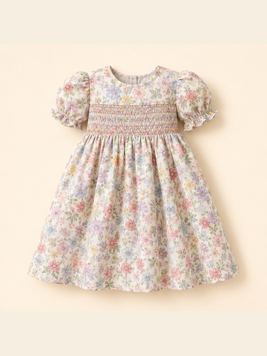 Garden Smocked Frock at The Closet India, Kurukshetra