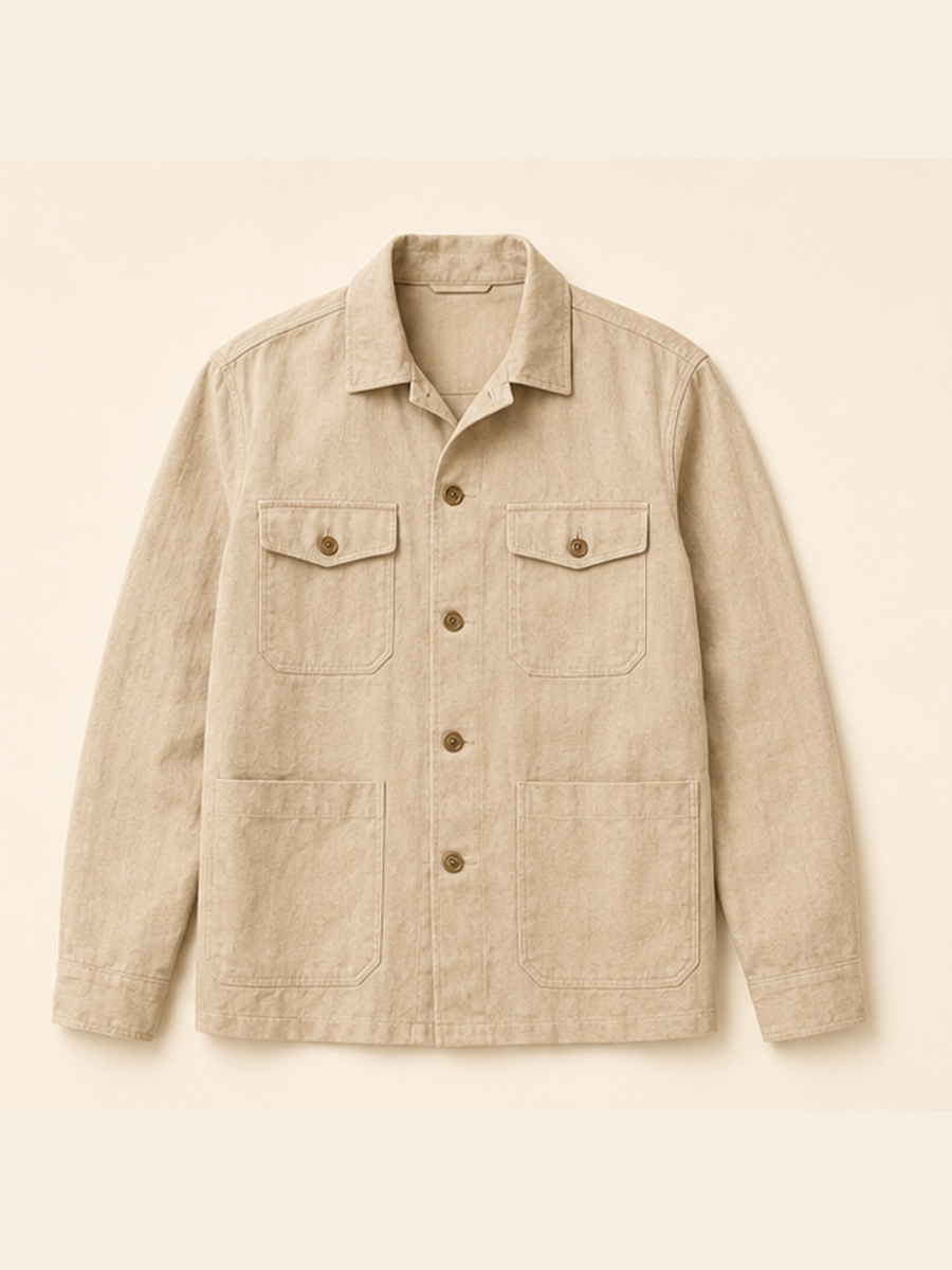 Sand Utility Shacket at The Closet India, Kurukshetra